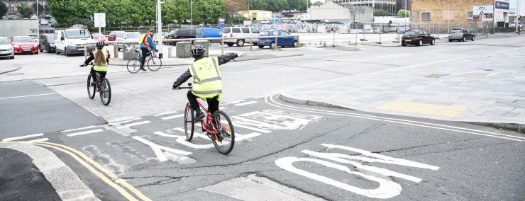 On road cycle training